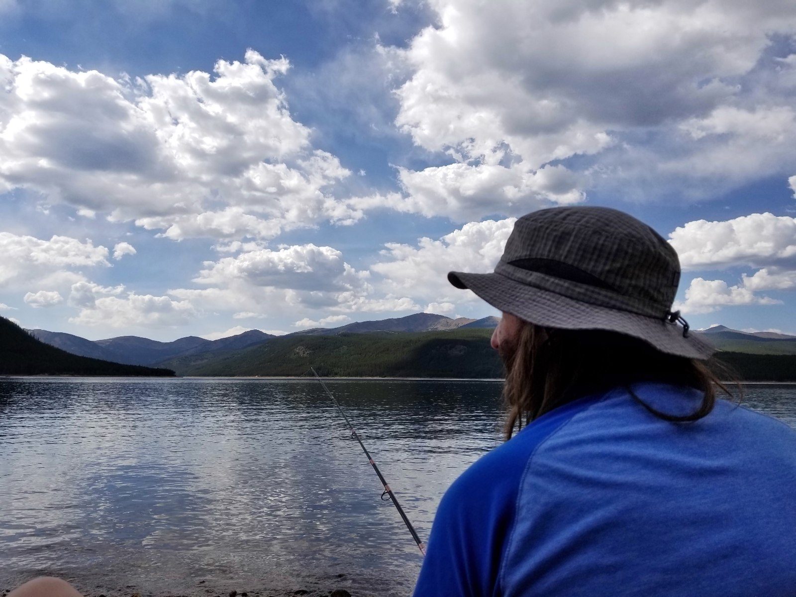 Fishing at Turquoise Lake CO