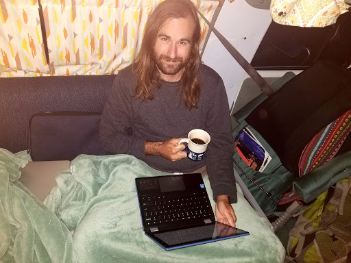 campervan blogging