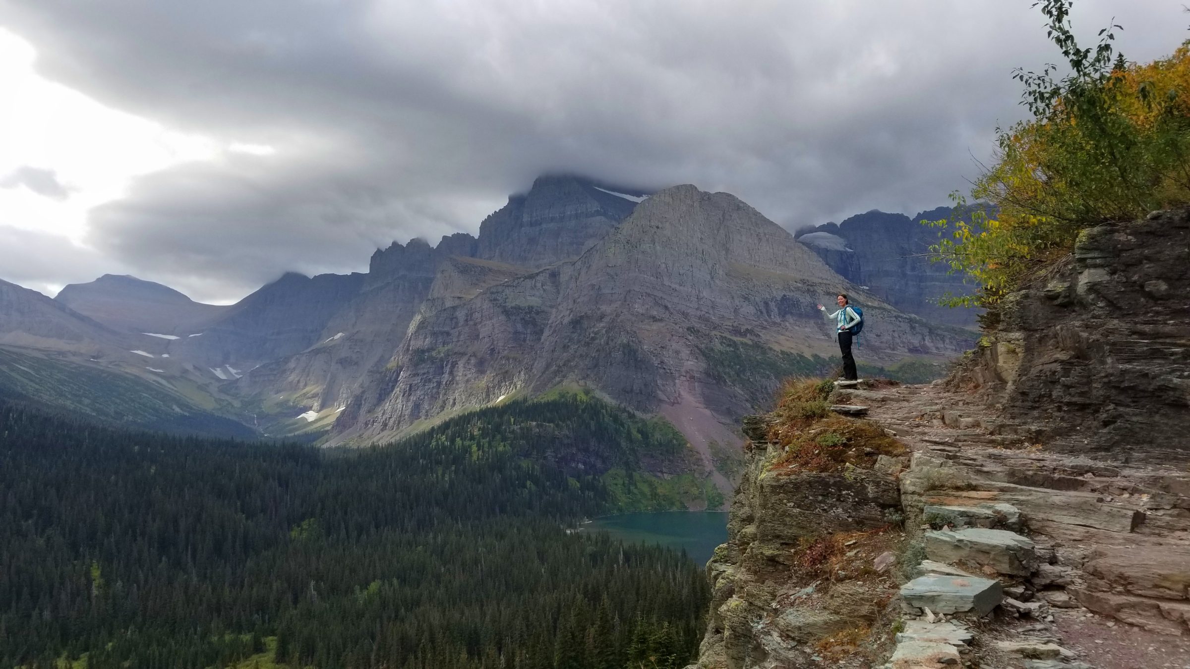 Check out these views! Hiking to Grinnell Glacier