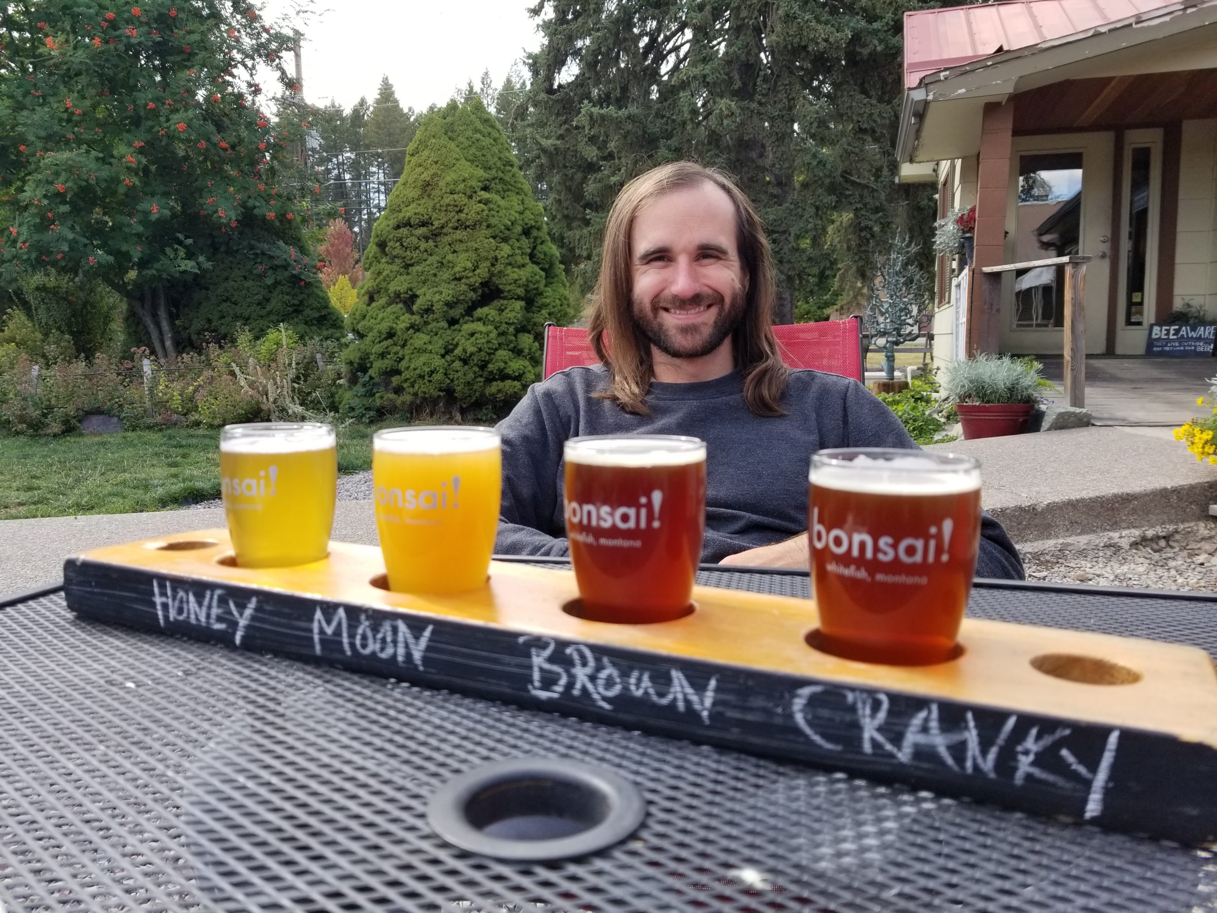 Try a Cranky Sheriff at Bonsai Brewing project, a brewery in Whitefish, Montana.