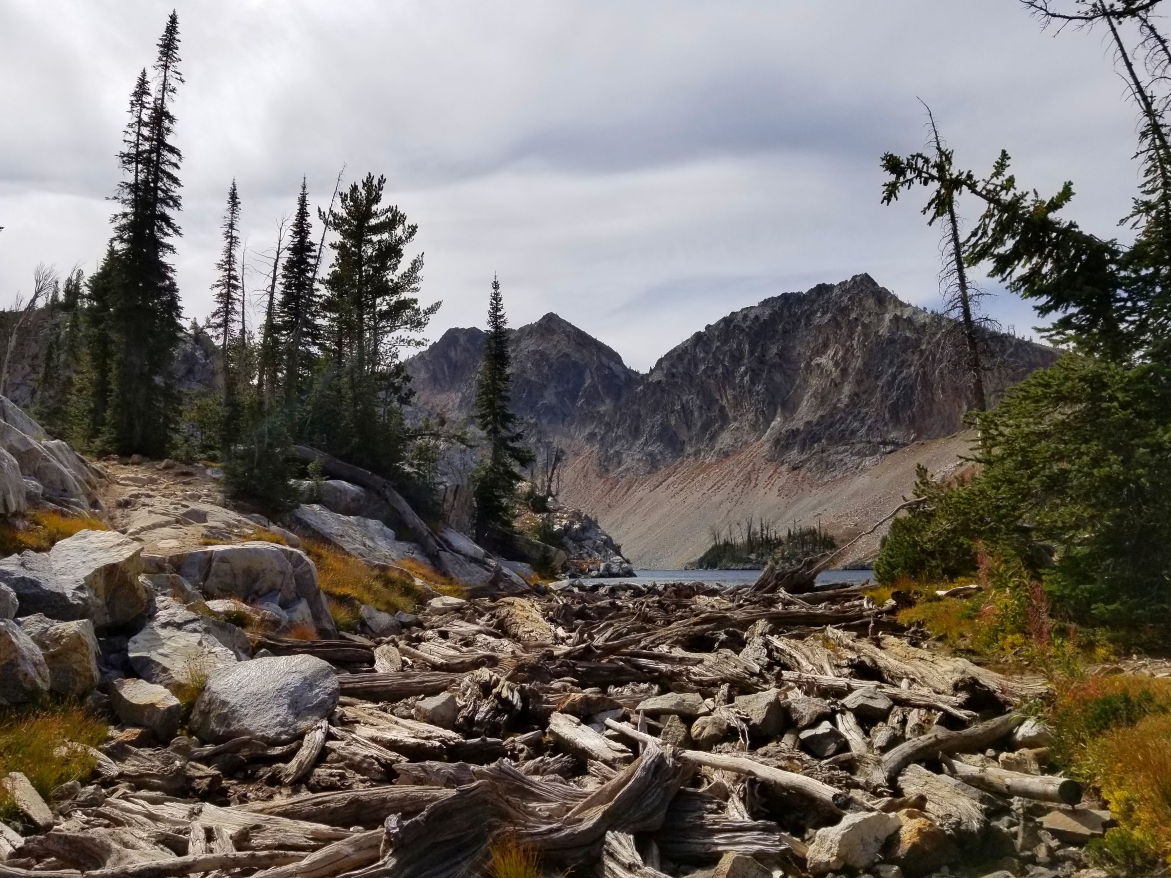 A beautiful welcome to Sawtooth Lake in Idaho!