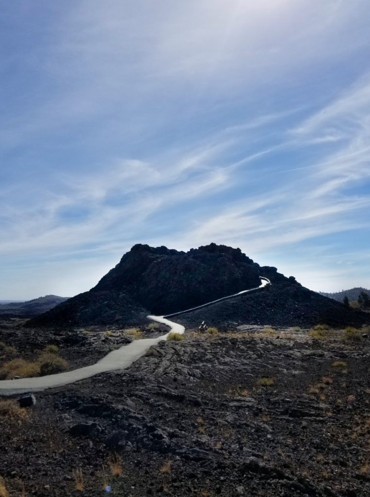 Take a stroll through the Spatter Cones at Craters of the Moon National Monument.