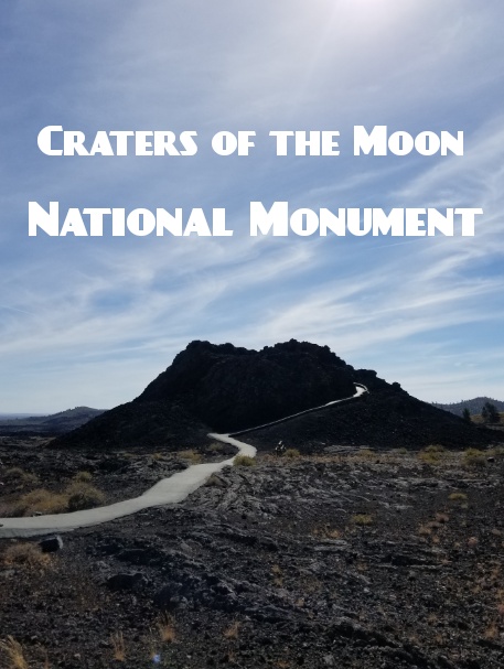 Stroll through spatter cones, hike up a cinder cone or venture into a lava tube cave all at Craters of the Moon National Monument!