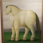 Sarah loved the way Botero painted horses