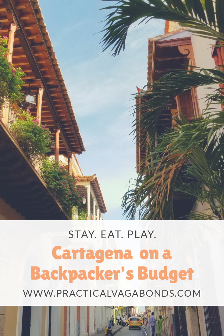 Cartagena, Colombia can be an expensive city to visit compared to the rest of Colombia. We figured out how to stay, eat and play on backpacker's budget so you can visit no matter what your budget! #backpacking #travelinspiration #colombia #cartagena