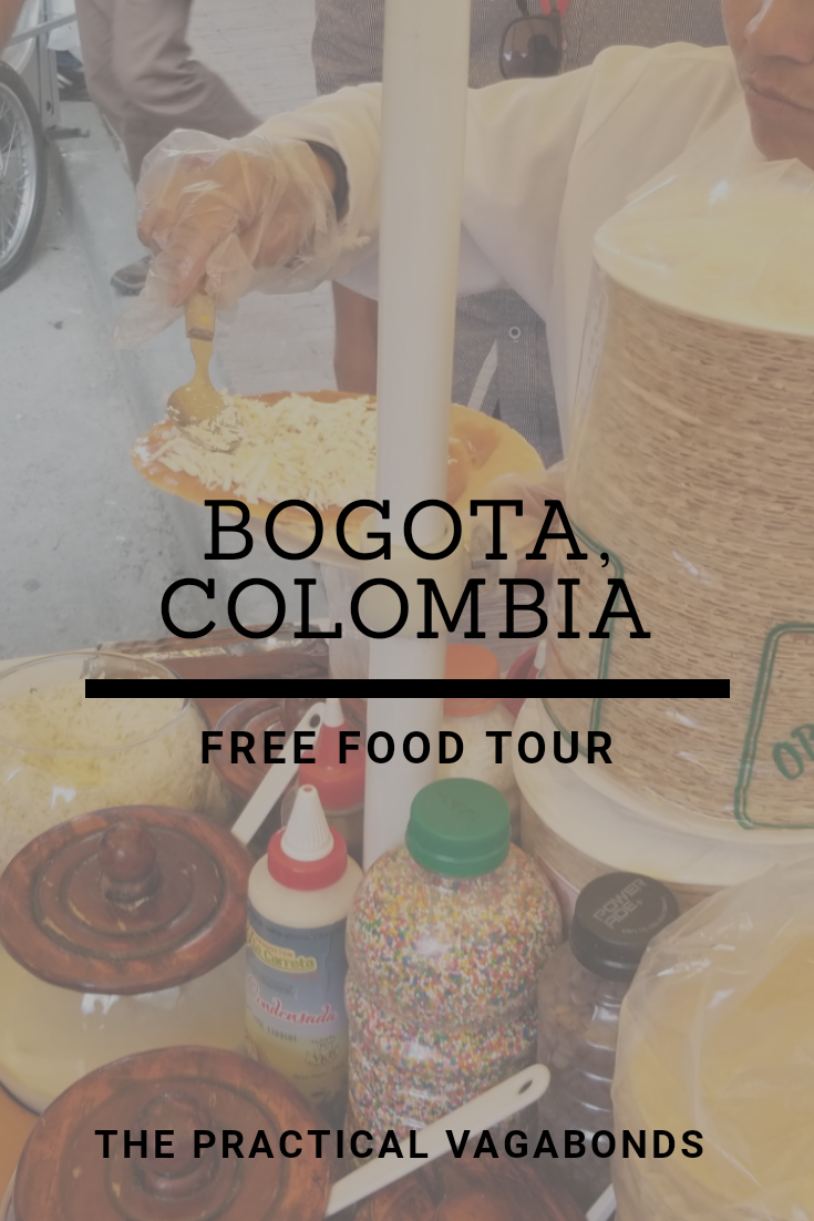 Find out where you can get a free food tour in Bogota, Colombia!