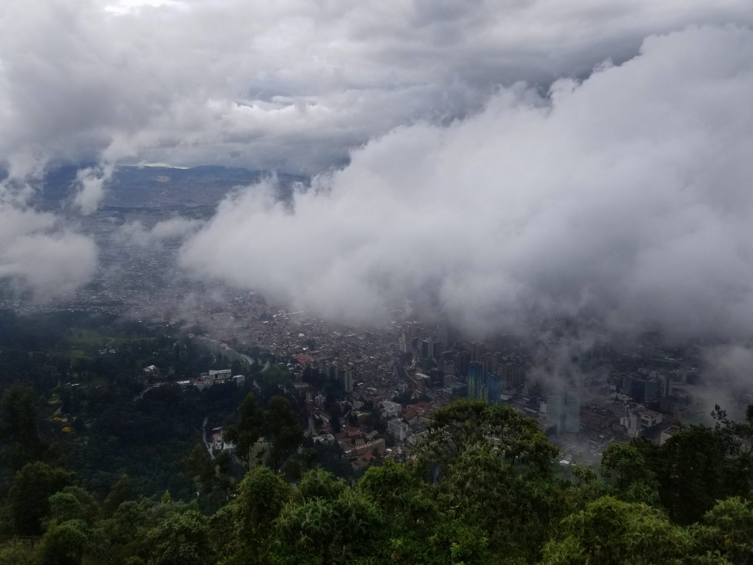 Views of Bogota from Monserrate