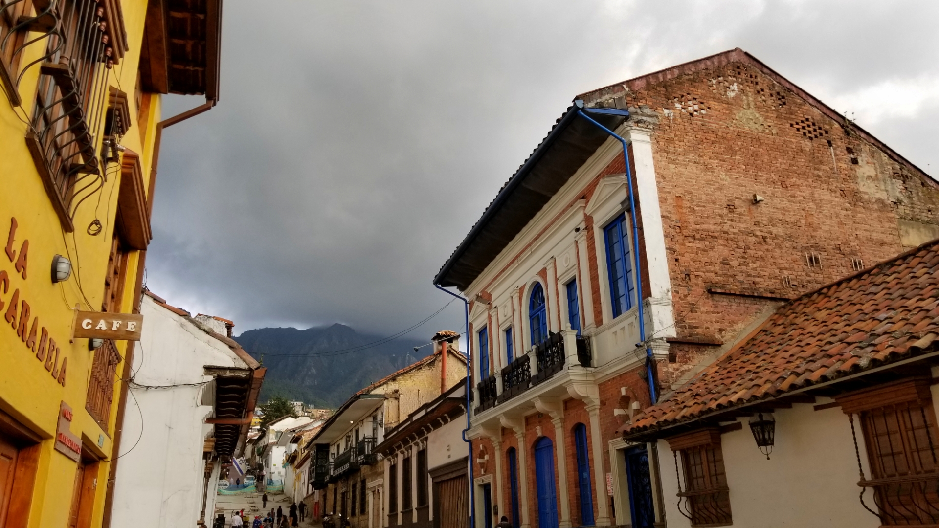 Moody skies over Bogota