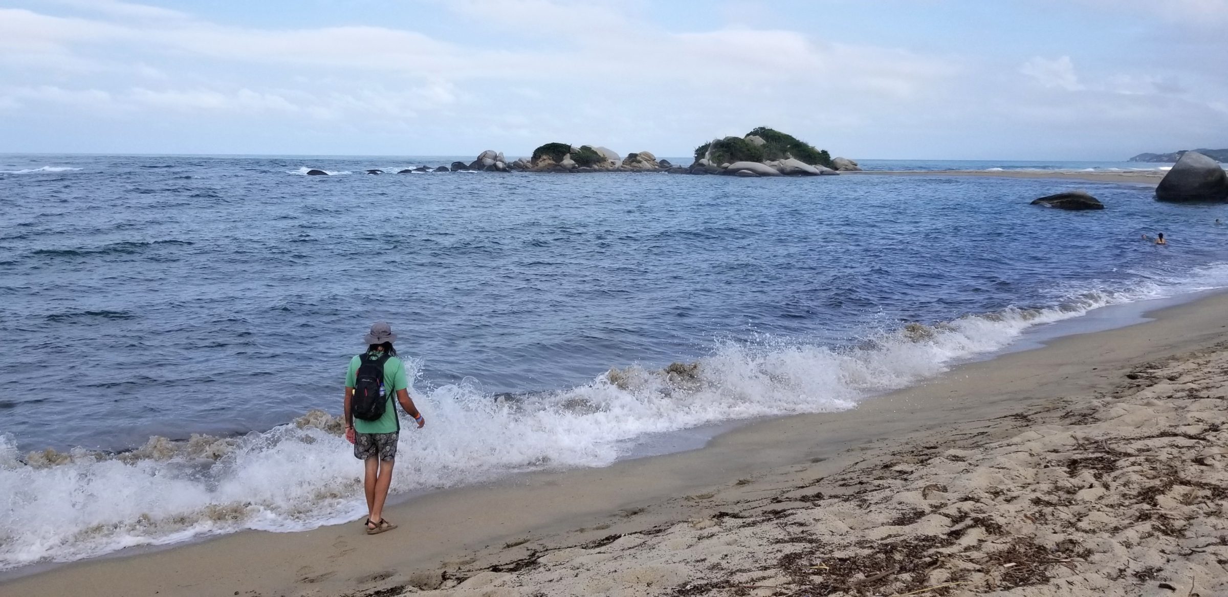 Strong currents at Tayrona National Park