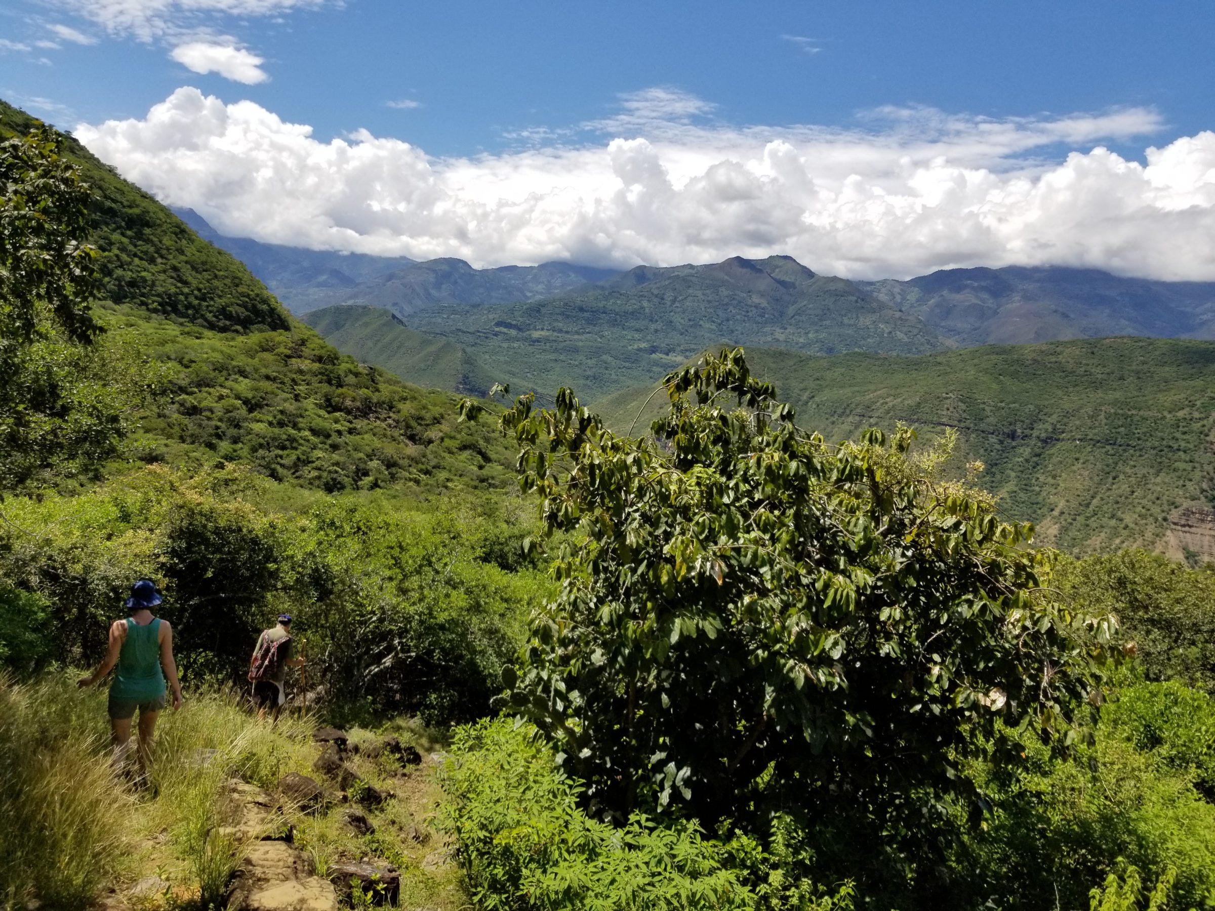 About half-way down our hike to the river outside Guane