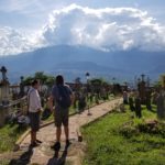 Jimmy and Colombio in Guane's cemetery