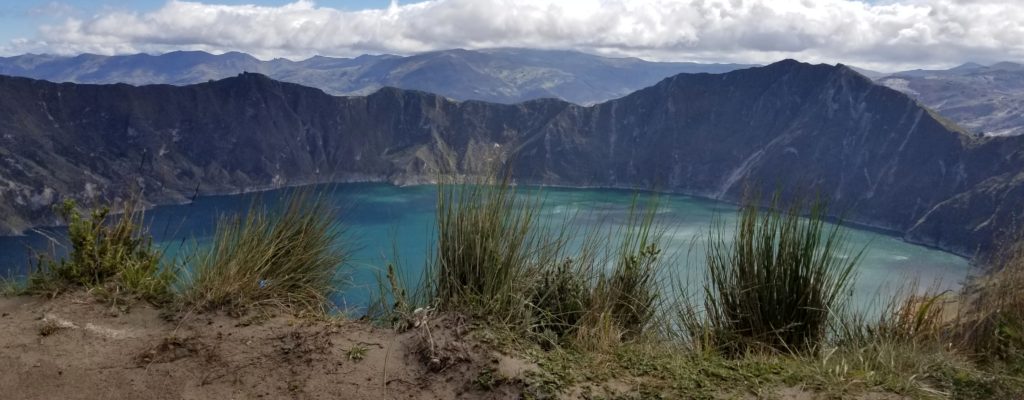 Quilotoa Ecuador Lake Depth Map