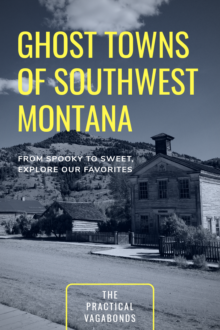 Planning a roadtrip through Montana? Check out the 4 ghost towns in Southwest Montana along the way! #montanaroadtrip #montanaghosttowns #ghosttowns