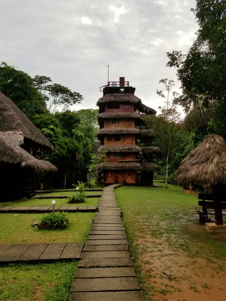 Caiman lodge in Cuyabeno Wildlife Reserve