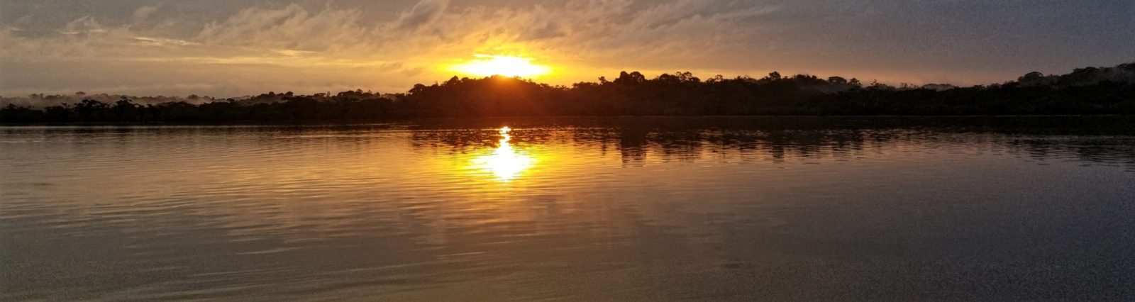 Sunset on Lake Cuyabeno