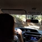 Driving through Conguillo National Park