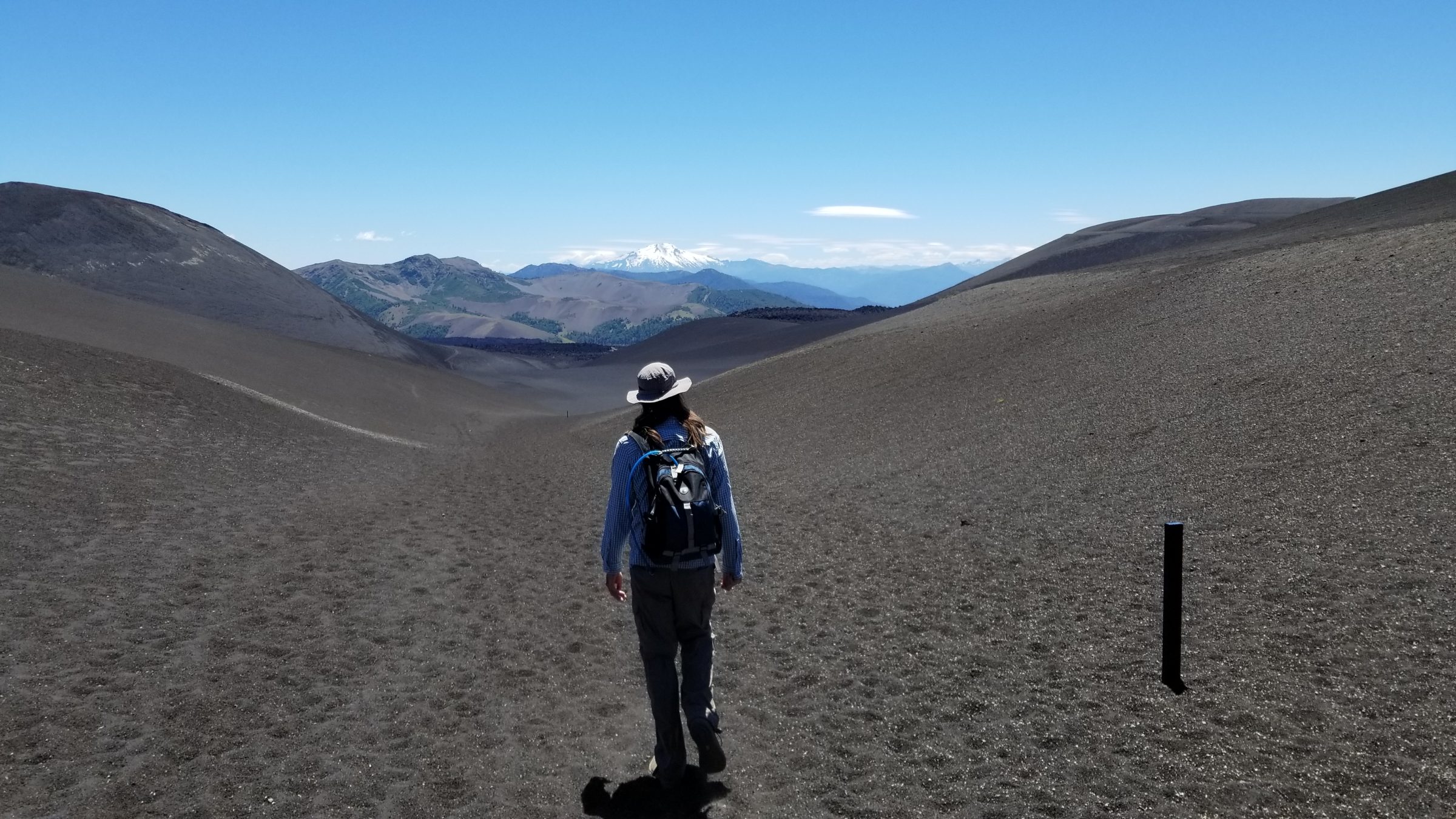 Starting the hike to Crater Navidad